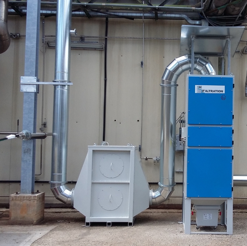 Filtre à cartouches PULSATRON COMPACT™ ATEX pour environnements à risque d’explosion, avec sécurité certifiée. filtre a cartouches pulsatron compact atex hf group